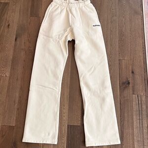 Madhappy Cream straight leg sweats